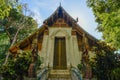 Wat Don Sak temple in Laplae district of Uttaradit province, Thailand.