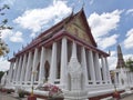 Wat Intharam Worawihan Temple Bangkok Thailand.BANGKOK THAILAND-16 JULY 2019:Is a very important temple in the reign of King