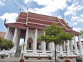 Wat Intharam Worawihan Temple Bangkok Thailand.BANGKOK THAILAND-16 JULY 2019:Is a very important temple in the reign of King