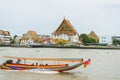 Wat Kanlayanamit, located on the Thon Buri bank of the Chao Phraya River