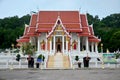Wat Khao Chong Pran Temple for people pray to buddha and look Hu