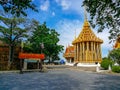 Wat Khaopraseesanpetch Temple, U Thong, Suphanburi Thailand Royalty Free Stock Photo