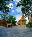 Wat Khaopraseesanpetch Temple, U Thong, Suphanburi Thailand Royalty Free Stock Photo