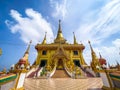 Wat Khiriwong temple on top of the mountain in Nakhon Sawan, Thailand