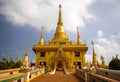 Wat Khiriwong temple on top of the mountain in Nakhon Sawan, Thailand