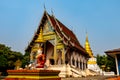 Wat Khu Kum, the ancient buddhist temple Royalty Free Stock Photo