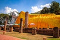 Wat Khun Inthapramun temple with reclining buddha, in Ang Thong, Thailand