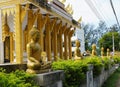 Wat Khunaram at koh samui Royalty Free Stock Photo
