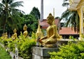 Wat Khunaram at koh samui Royalty Free Stock Photo