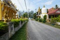 Wat Khunaram at koh samui Royalty Free Stock Photo