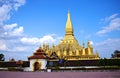 Wat That Luang at Loas Royalty Free Stock Photo
