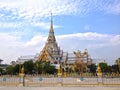 Wat luang phor sothorn temple of thailand. Royalty Free Stock Photo