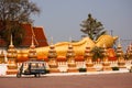 Wat That Luang Tai, Vientiane, Laos Royalty Free Stock Photo