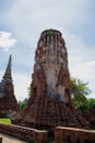 Wat Mahathat ancient historical park at Ayutthaya Historical Park, Phra Nakhon Si Ayutthaya Province, Thailand