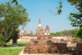 WAT MAHATHAT in Ayutthaya, Thailand. It is part of the World Heritage Site - Historic City of Royalty Free Stock Photo
