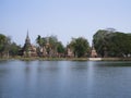 Wat mahathat sukhothai historical park thailand