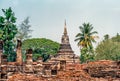 Wat Mahathat, Sukhothai. 1989