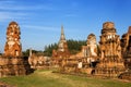 Wat Mahathat Temple, Ayutthaya Royalty Free Stock Photo