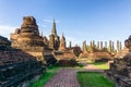 Wat Mahathat Temple in the precinct of Sukhothai Historical Park, Thailand Royalty Free Stock Photo