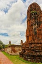 Wat Mahathat Temple in the precinct of Sukhothai Historical Park Thailand Royalty Free Stock Photo