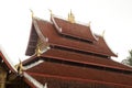 Wat Mai Suwan Daram In Luang Prabang Laos Royalty Free Stock Photo