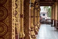 Wat Manorom - an ancient Buddhist temple in Luang Prabang Laos