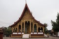 Wat Manorom - an ancient Buddhist temple in Luang Prabang Laos