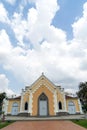 Wat Nivet Thammapravat is Buddhism temple architected in church