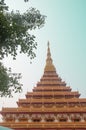 Wat Nongwang Temples at Khon Kaen Royalty Free Stock Photo