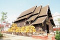 Wat Pan Tao in Chiang Mai Royalty Free Stock Photo