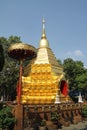 Wat Pan Tao in Chiang Mai Royalty Free Stock Photo