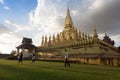 Wat Pha That Luang temple in Vientiane, Laos.