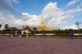 Wat Pha That Luang temple in Vientiane, Laos Royalty Free Stock Photo