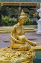Golden sculpture in Wat Pha Nam Yoi Thailand