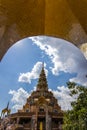 Beautiful arts and architecture at the main pagoda of Wat Pha Sorn KaewWat Phra Thart Pha Kaewin Khao Kho,Phetchabun,north-centr Royalty Free Stock Photo