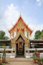 Wat Phai Lom in Koh Kret, Bangkok Royalty Free Stock Photo