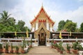 Wat Phai Lom in Koh Kret, Bangkok Royalty Free Stock Photo