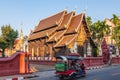 Wat Phan Tao, with a teakwood hall, in Chiang Mai