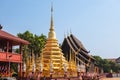 Wat Phan Tao, with a teakwood hall, in Chiang Mai