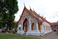 Wat Phlapphla Chai, Phetchaburi, a Buddhist temple from late Ayutthaya period, with interesting stucco work