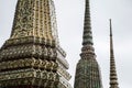 Wat Pho Temple Bangkok Thailand architecture 3 Royalty Free Stock Photo