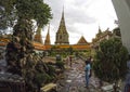 Wat Pho Temple Bangkok Thailand architecture 6 Royalty Free Stock Photo