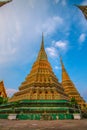 Wat Po Temple at Bangkok, Thailand Royalty Free Stock Photo