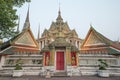 Wat Pho or Wat Phra Chetuphon,the Temple of the Reclining Buddha Royalty Free Stock Photo