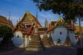 Wat Pho or Wat Phra Chetuphon, Temple of the Reclining Buddha. Bangkok, Thailand Royalty Free Stock Photo