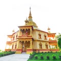 Wat pholphao temple at Luangprabang Laos World Heritage Royalty Free Stock Photo