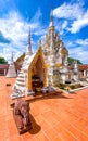 Wat Phra Boromathat Chaiya in Surat Thani, Thailand Royalty Free Stock Photo