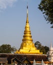 Within Wat Phra That Chae Haeng that is a royal temple in Phu Piang District Nan Province