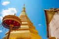 Wat Phra That Chae Hang Royalty Free Stock Photo