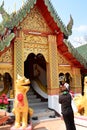 Wat Phra That Doi Kham temple. Tambon Mae Hia, Amphoe Mueang. Chiang Mai province. Thailand